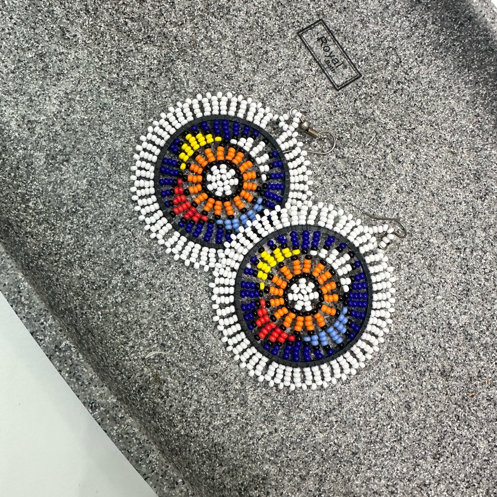 Beaded Earrings - Tribal
